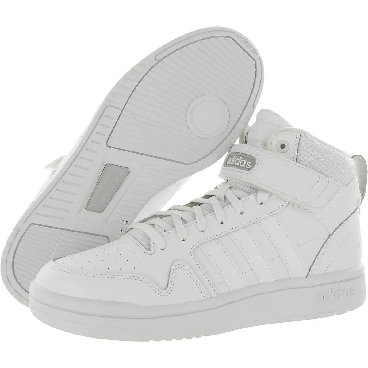 Adidas Womens Postmove Mid Basketball Fitness Athletic and Training Shoes