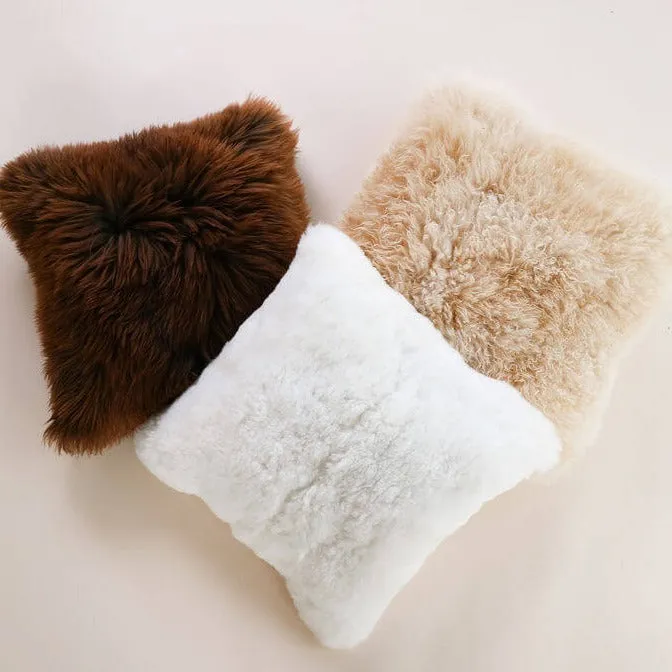 Alpaca Cushion Covers - Huacaya fleece