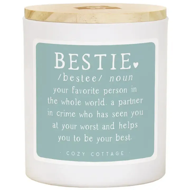 Bestie Definition Candle - Cozy Cottage