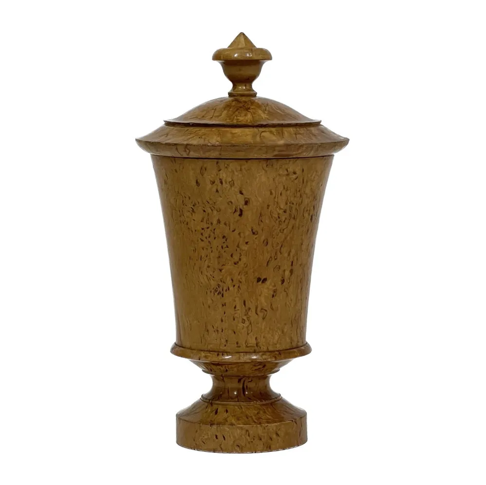 Burl Wood Urn