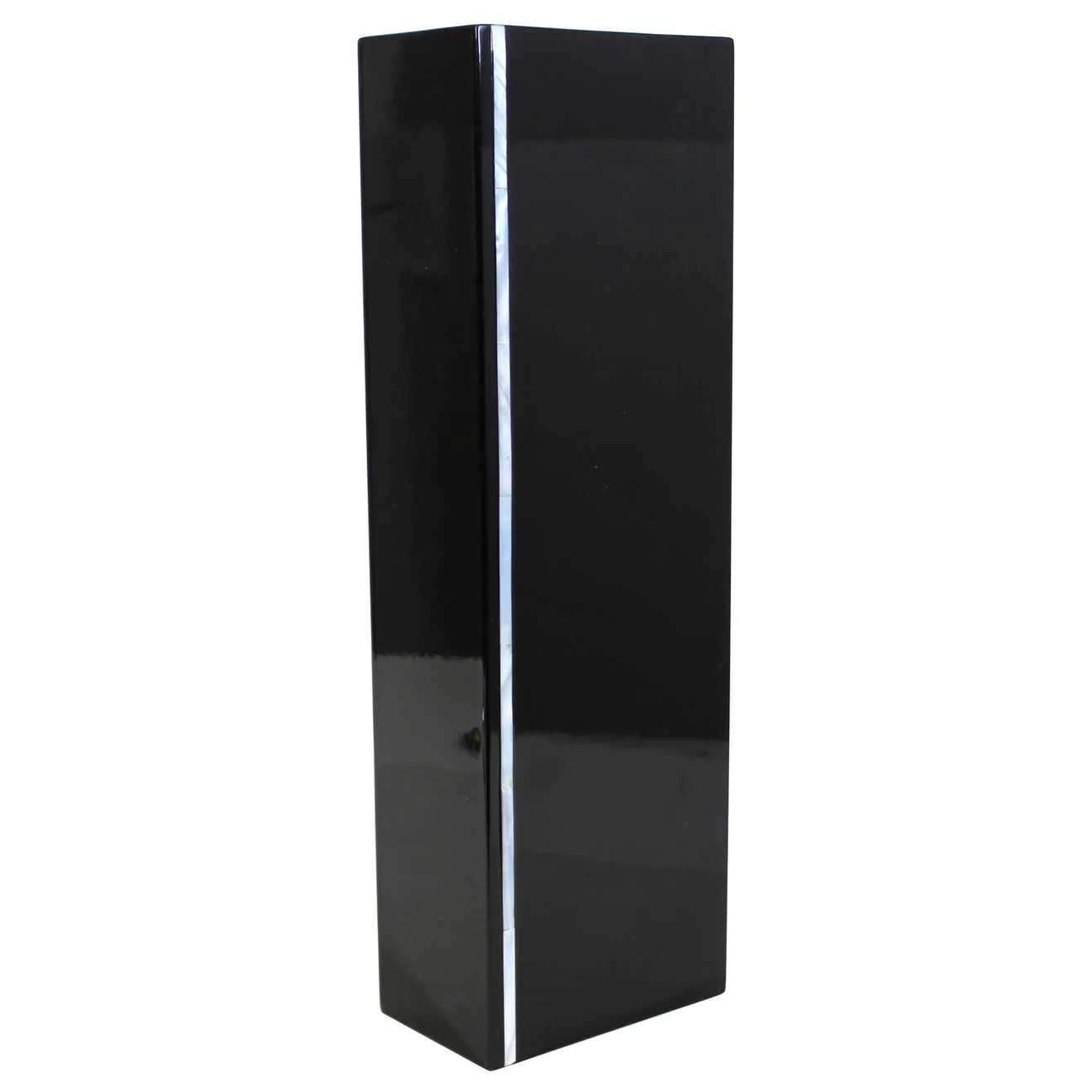 Calvin Klein Modern Black Lacquer Vase