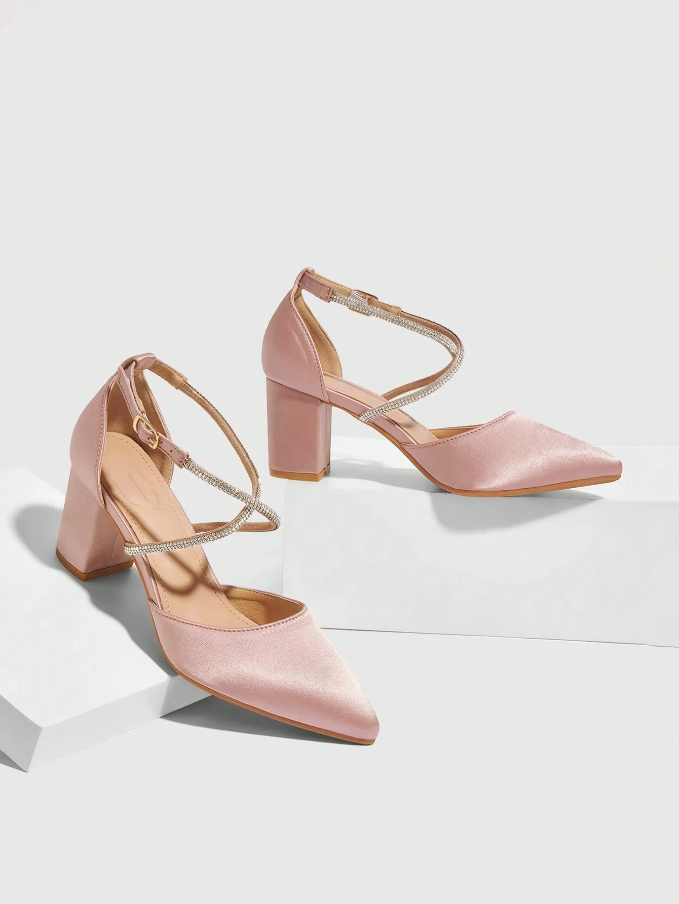 CUCCOO CHICEST Women Shoes Fashionable Light Pink High Heels, Perfect For Dates, Parties, Weddings