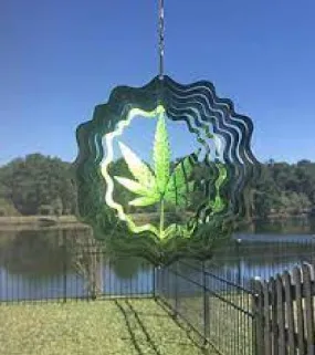 Decorative Wind Spinner - Leaf