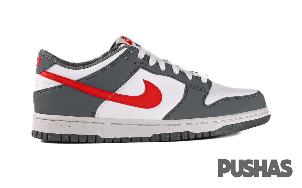 Dunk Low Next Nature 'Smoke Grey Light Crimson' GS (2022)