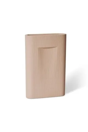 Elme Living - Keziah Vase - Soft Pink - 24x8x36cm