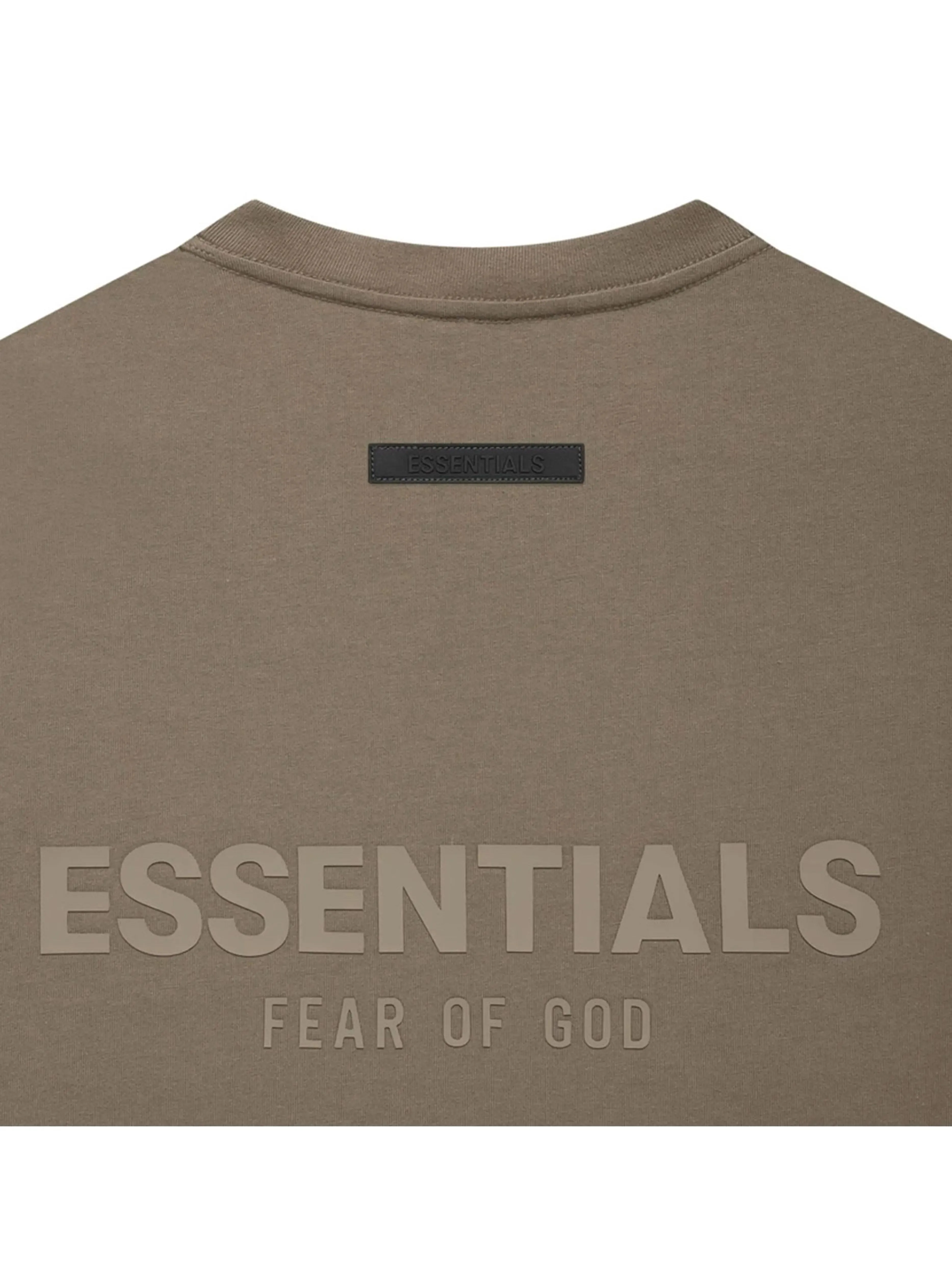 Fear Of God Essentials Back Logo Boxy Tee Harvest [FW21]