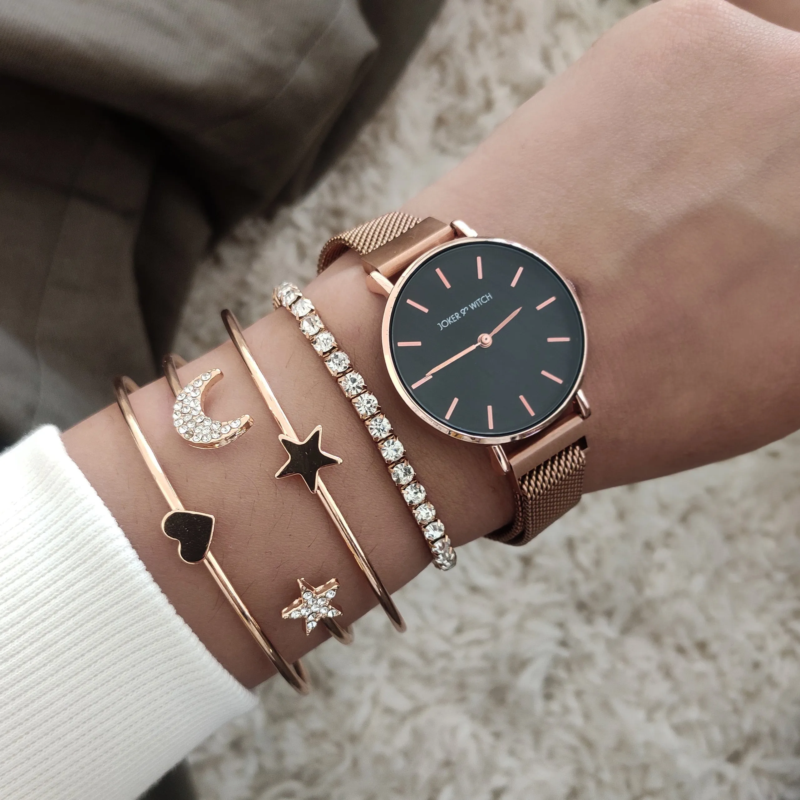 Felica Watch Bracelet Stack