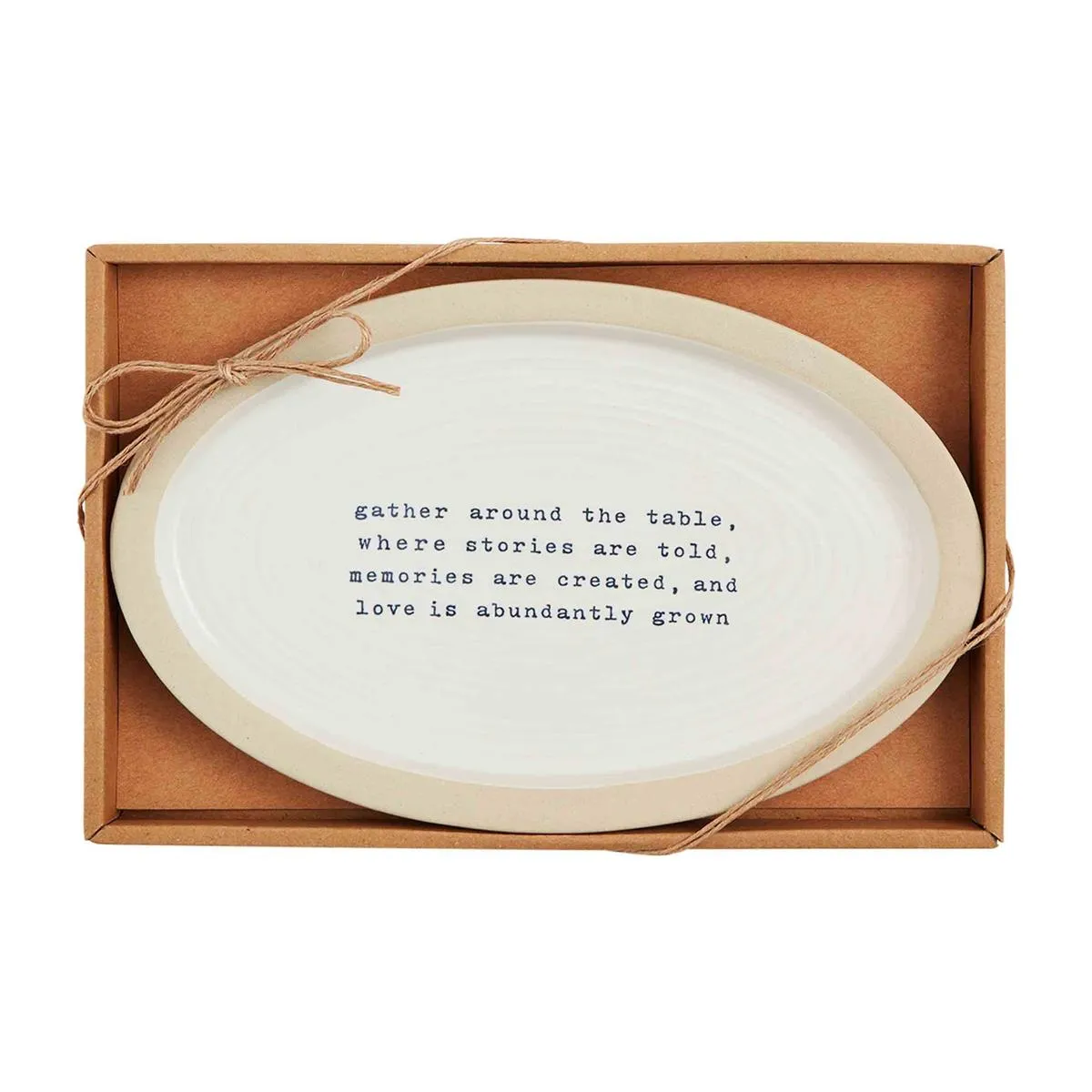 Gather Farm Sentiment Plate