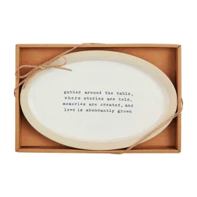 Gather Farm Sentiment Plate