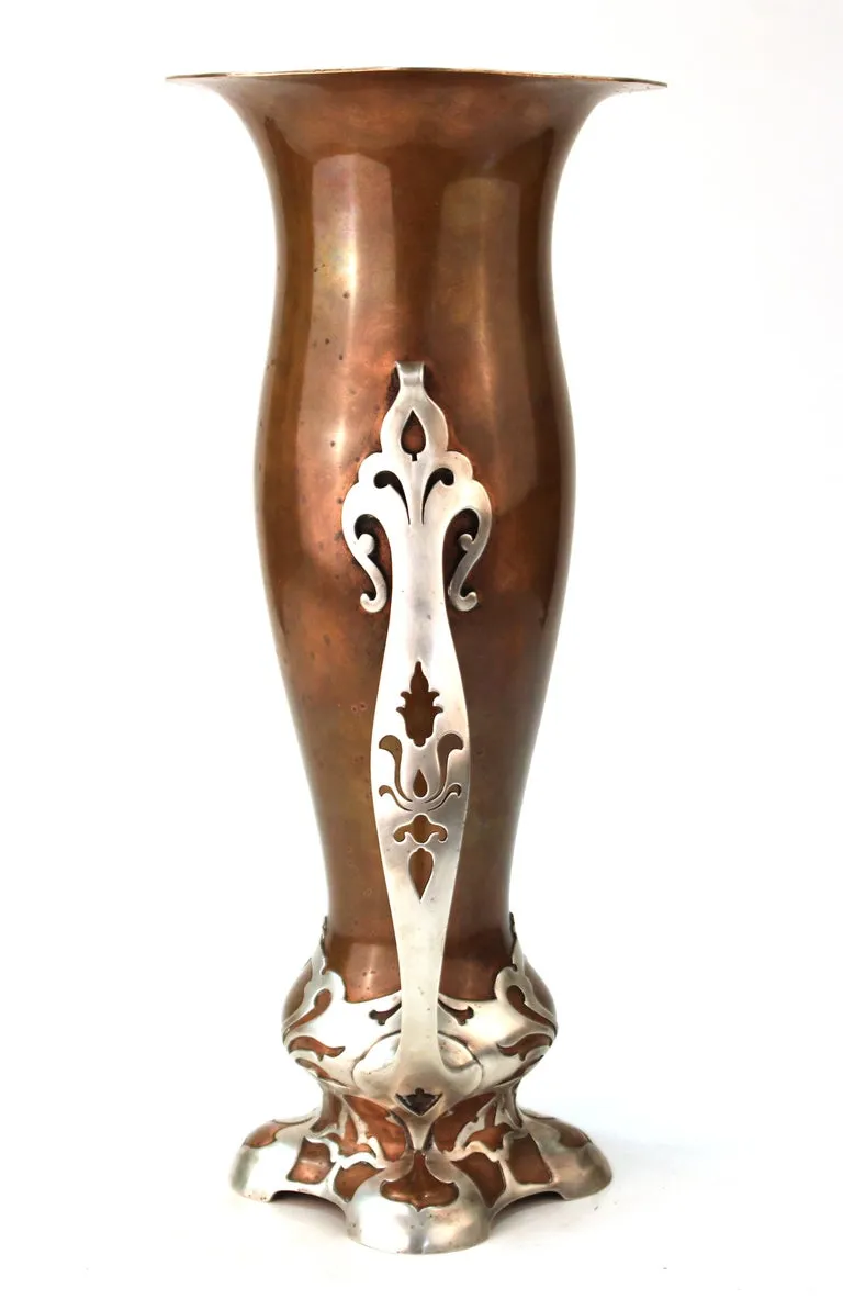 Gorham American Art Nouveau 'Athenia' Silver Vase