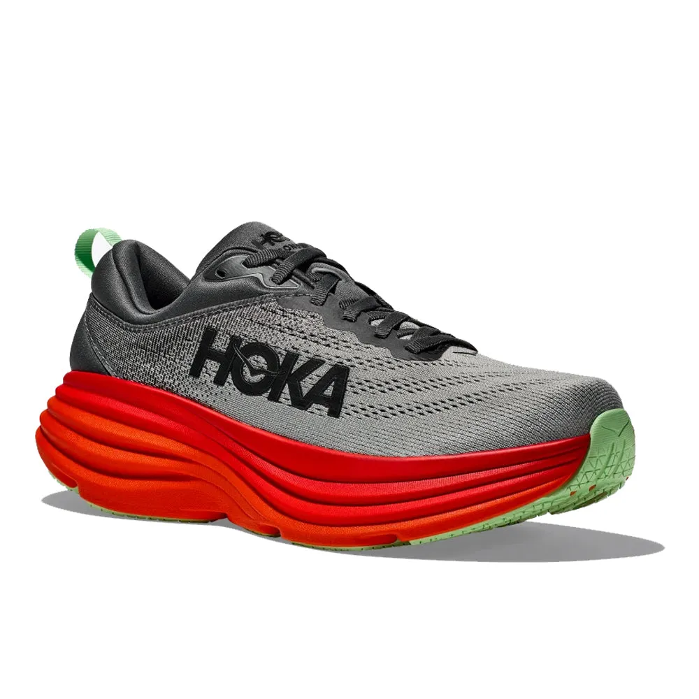 Hoka One One Bondi 8 Gris Naranja