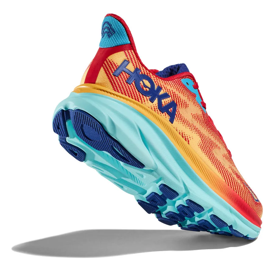 Hoka One One Clifton 9 Naranja Rojo