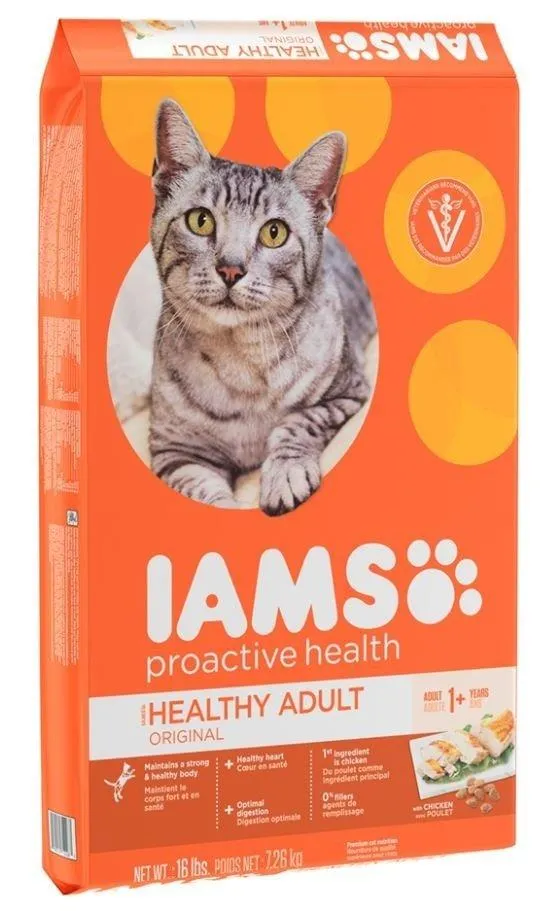 Iams ProActive Health Adult Original Chicken Recipe Dry Cat Food