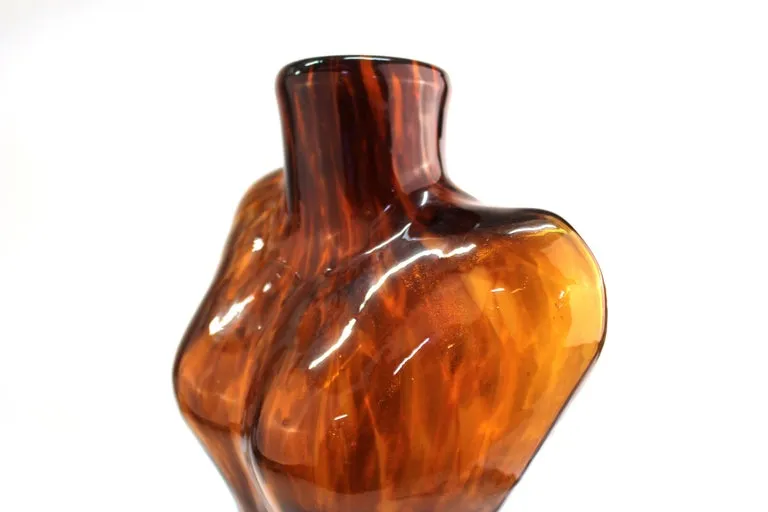 Italian Modern Murano Art Glass Torso Vase