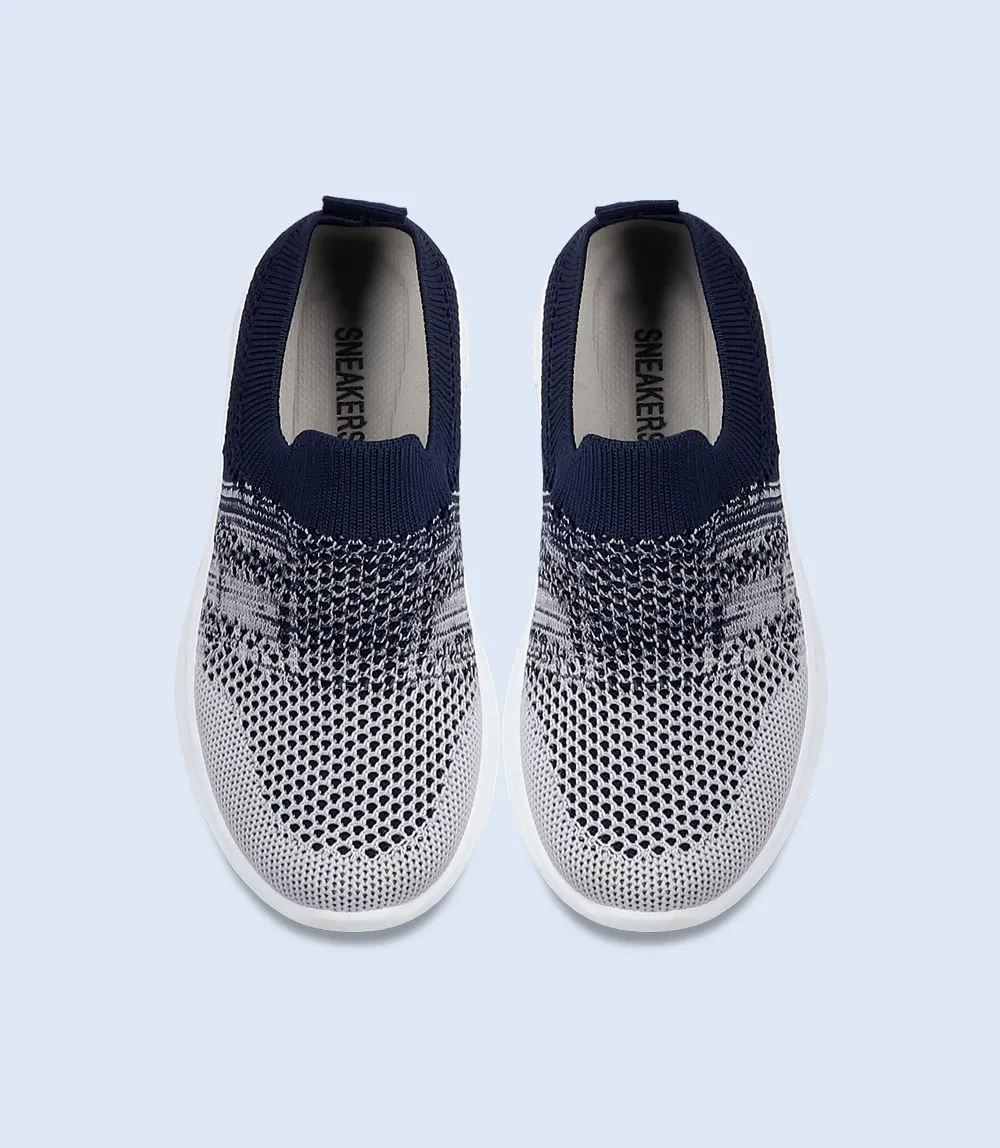 KB0136-NAVY-Boys Casual Sneakers