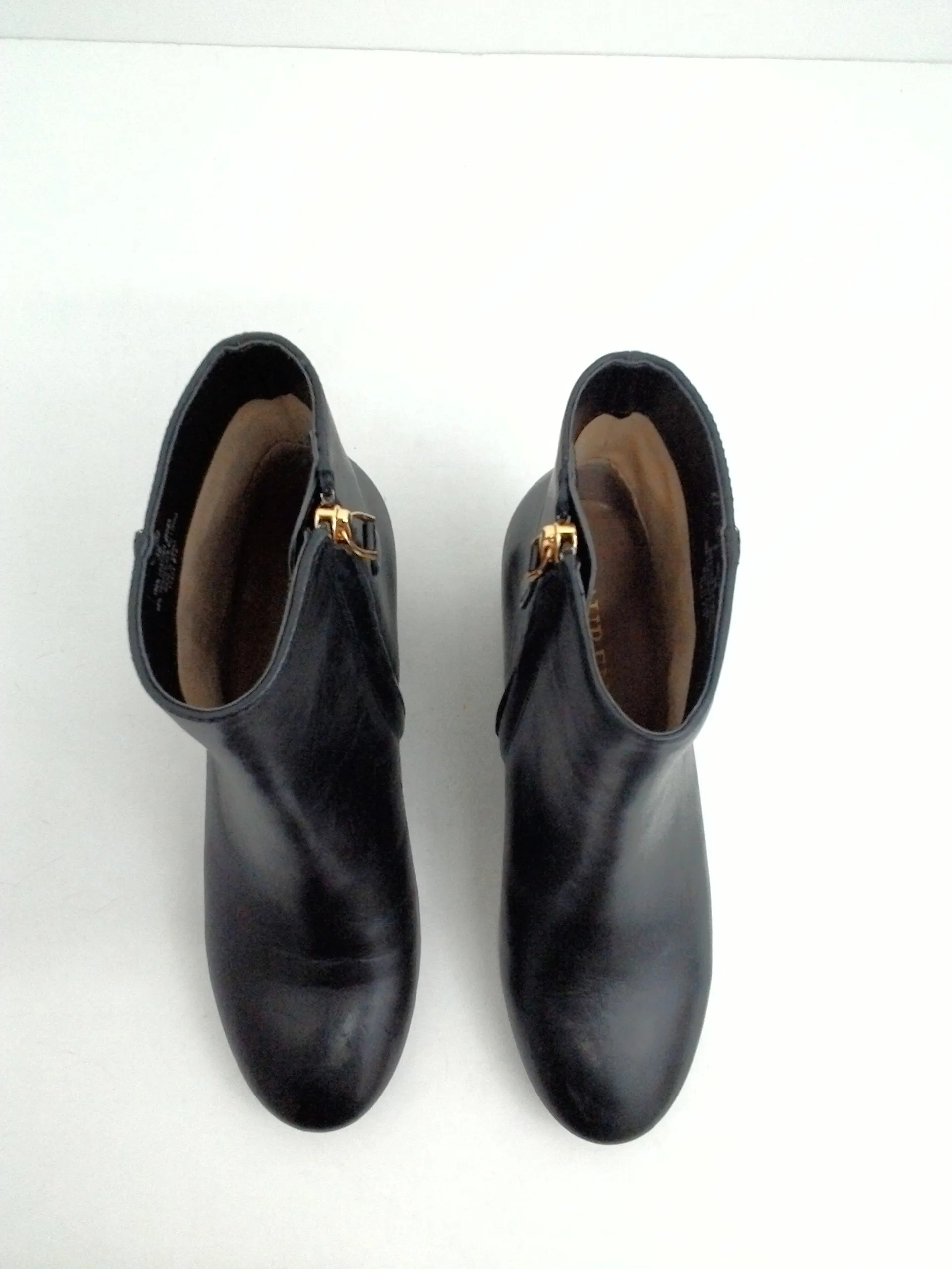 Lauren Ralph Lauren Women's Welford Black Leather Booties Size 5 B