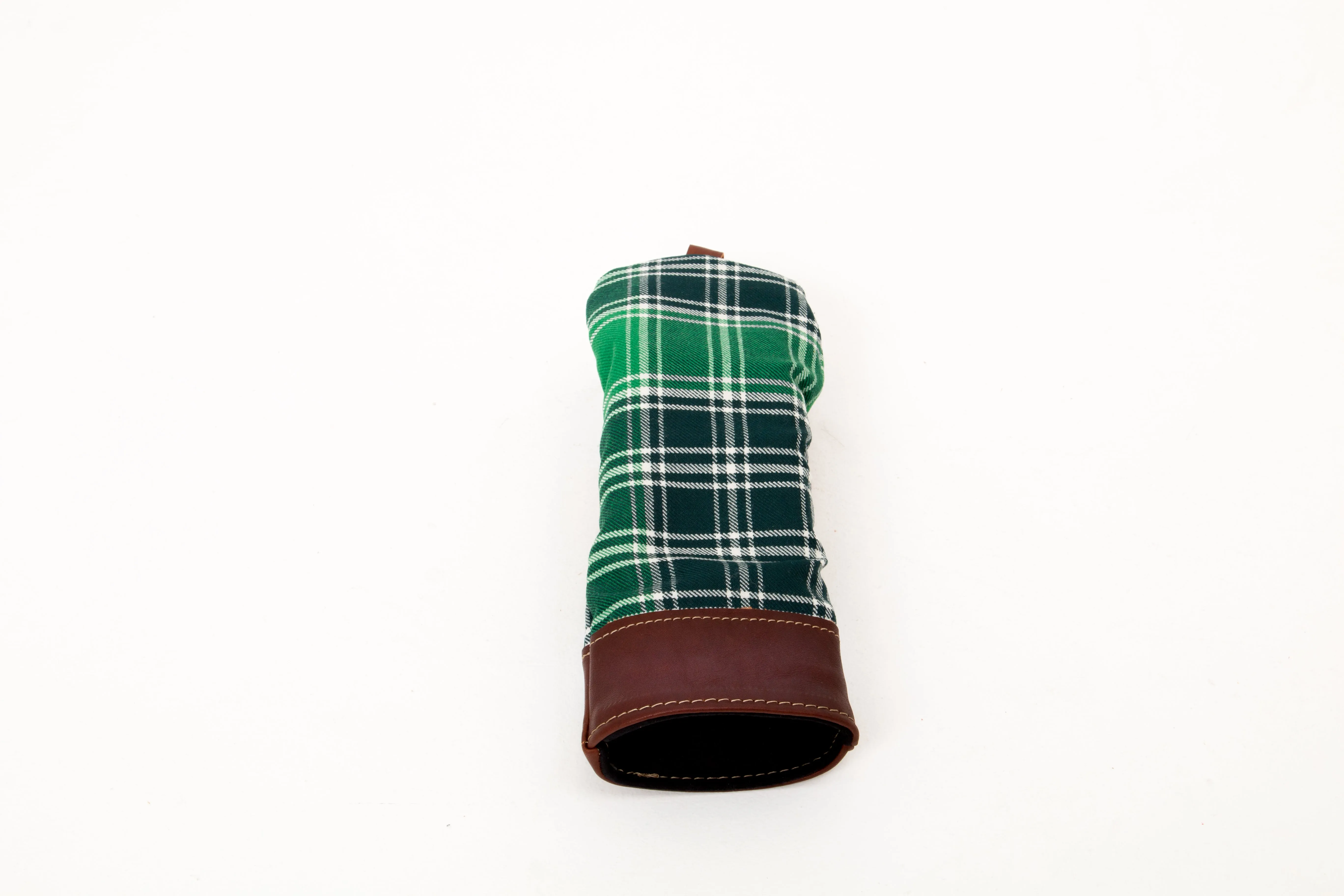 Leather & Wool Tartan Head Cover