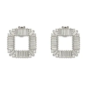 LELE X SJP CRYSTAL BAGUETTE BUCKLE SHOE CLIPS