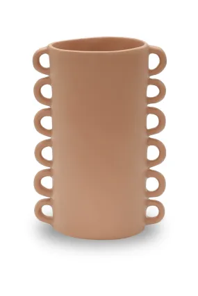 LOOPY Large Vase in Nude