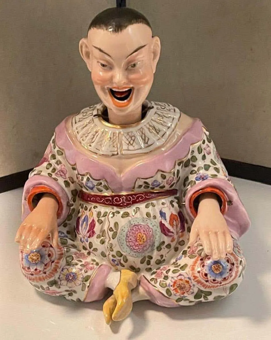 Meissen Porcelain Nodder in Seated Position