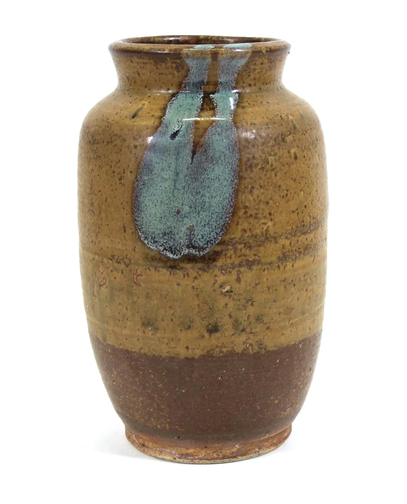 Mid-Century Modern Glazed Studio Pottery Vase