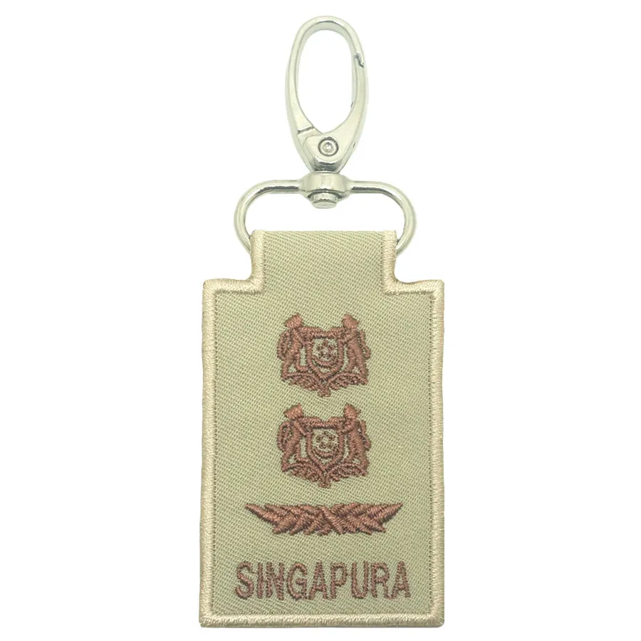 MINI SAF RANK KEYCHAIN - SLTC (KHAKI)