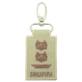 MINI SAF RANK KEYCHAIN - SLTC (KHAKI)