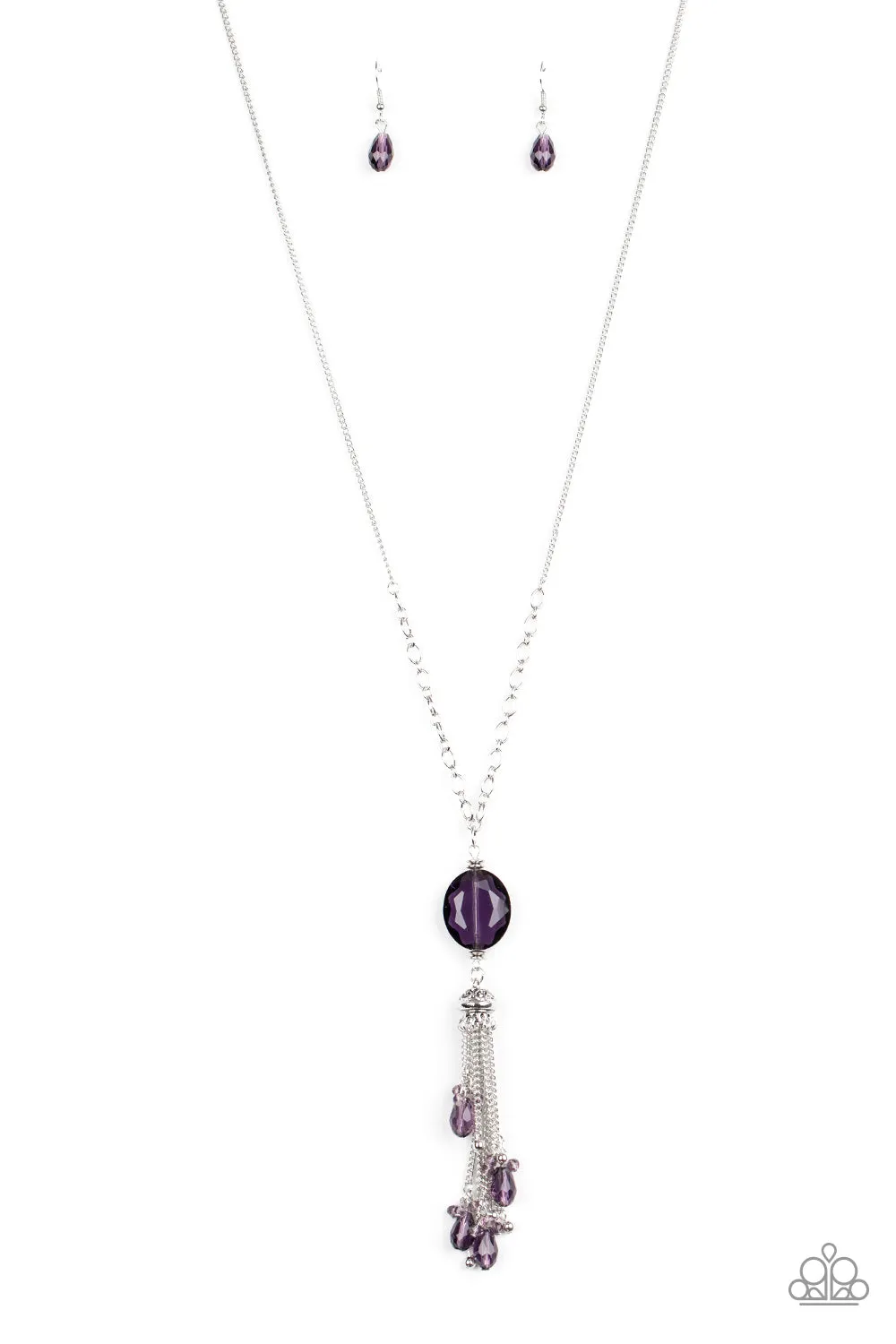 Paparazzi Accessories - Fringe Flavor - Purple Necklace