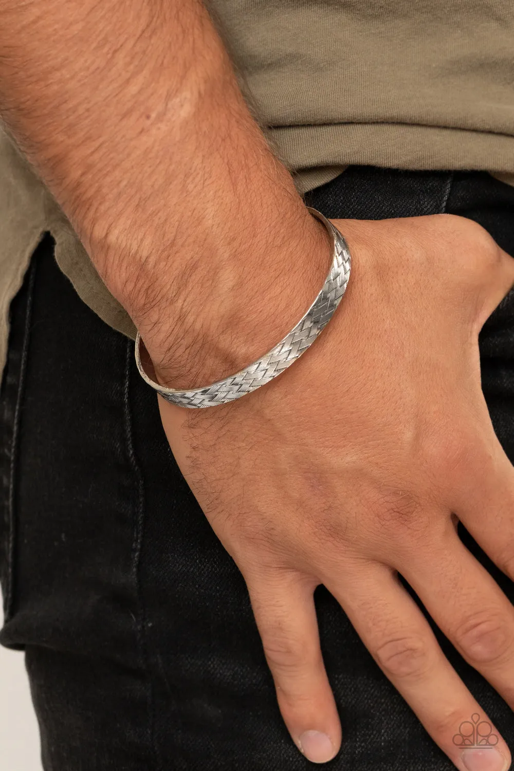 Paparazzi Accessories - Mind Games - Silver Bracelet