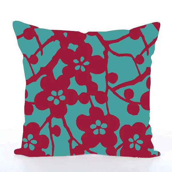 Square Toss Cushion Cover | Cherry Blossom