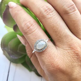 Sterling Silver Moonstone Ring