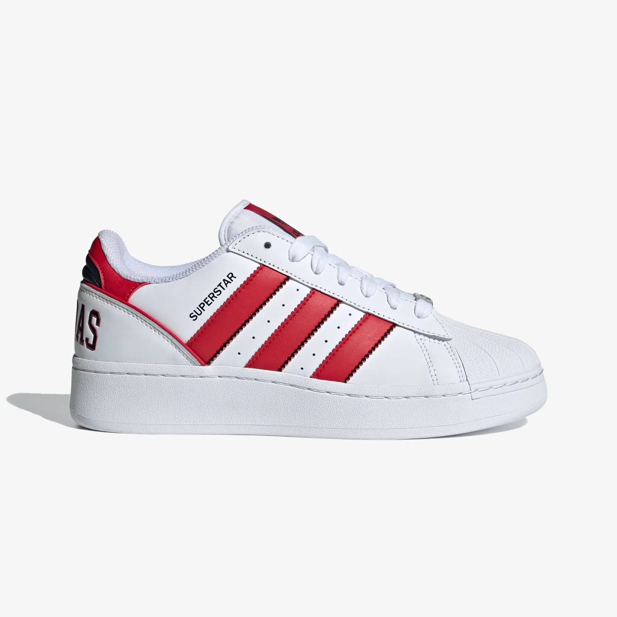 SUPERSTAR XLG 'CLOUD WHITE/BETTER SCARLET/CORE BLACK'