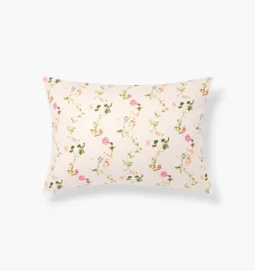 The Perry Lumbar Throw Pillow - Shell Pond Floral