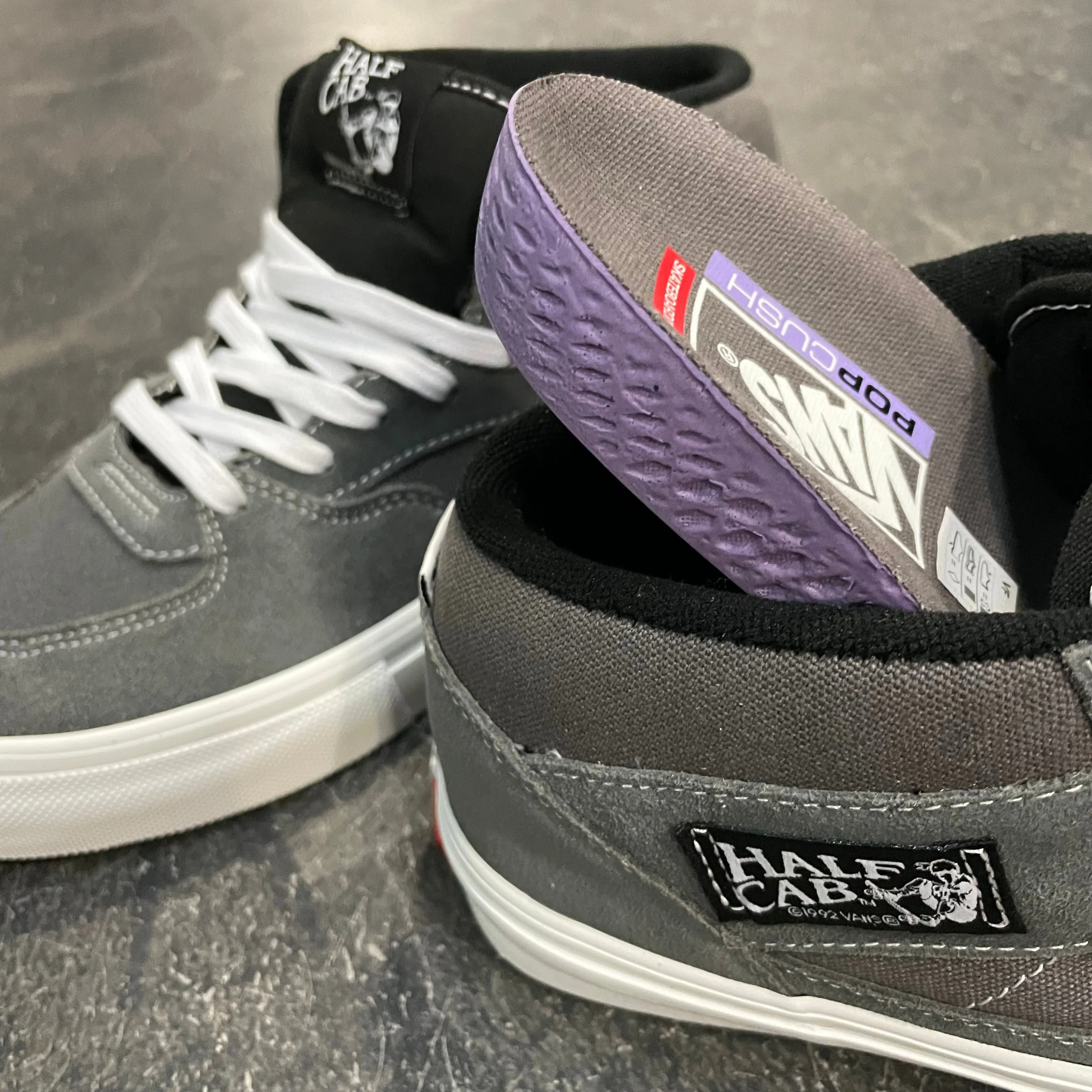 Vans Skate Half Cab Grey/White SALE