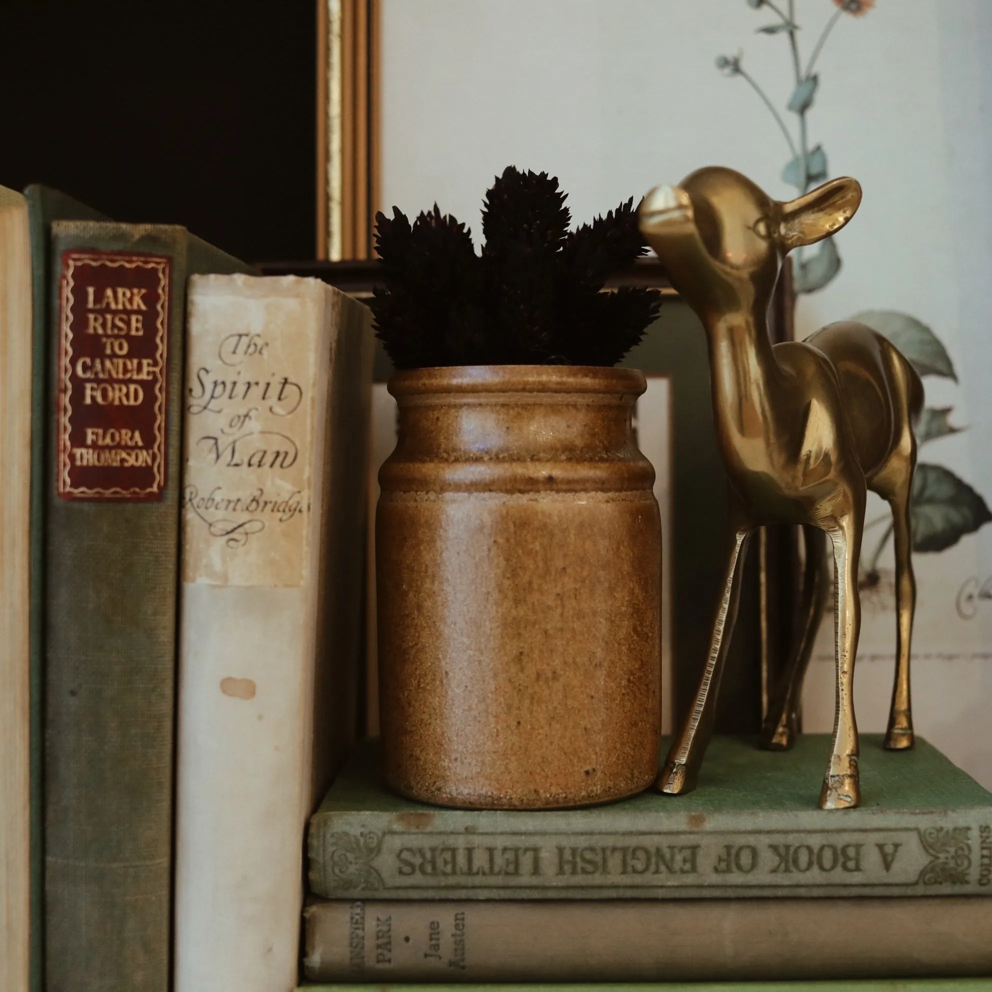 Vintage | Fable Pair of Brown Vases