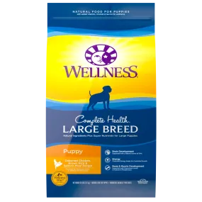 Wellness Complete Health Natural Large Breed Puppy Chicken, Brown Rice and Salmon Recipe Dry Dog Food