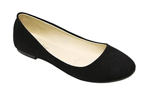 Women's Stacy-12 Round Toe Slip On Ballet Flat Shoes